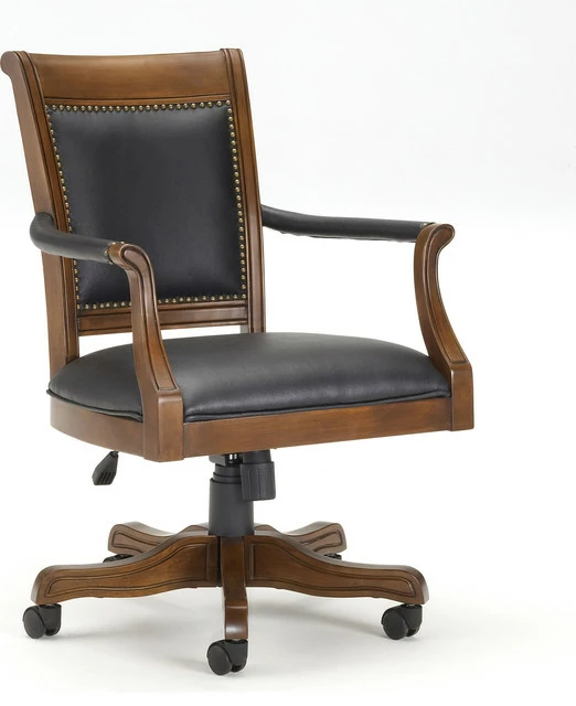Cheap โค๏ธ Hillsdale Furniture Kingston Square Leather Back Game Chair ๐